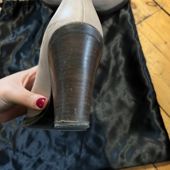 Acne Star Heeled Leather Booties - Picture 11 of 15